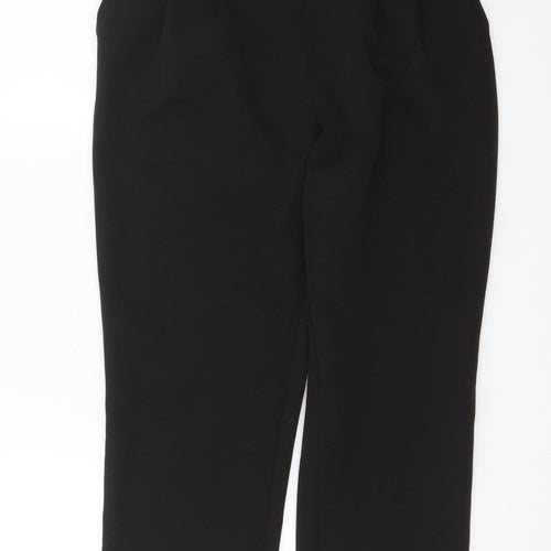 New Look Women Black Tapered Stretch Trousers Size 12