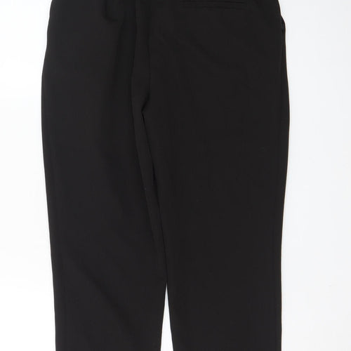 New Look Women Black Tapered Stretch Trousers Size 12