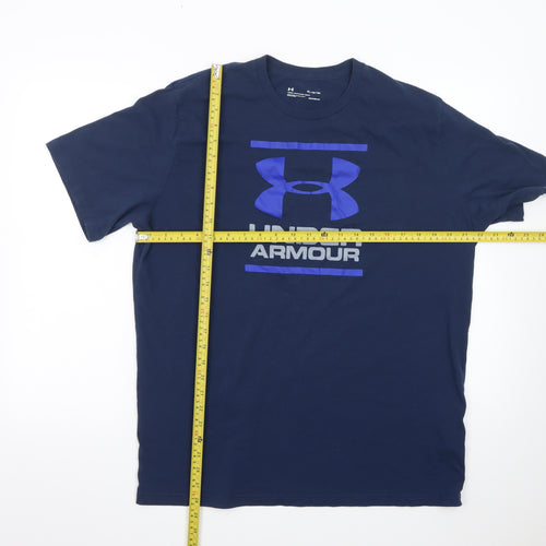 Under Armour Men's Blue XL HeatGear Sports Graphic T-Shirt