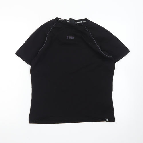 L.F.C. Women's Black Size 6 Short Sleeve Crew Neck T-Shirt