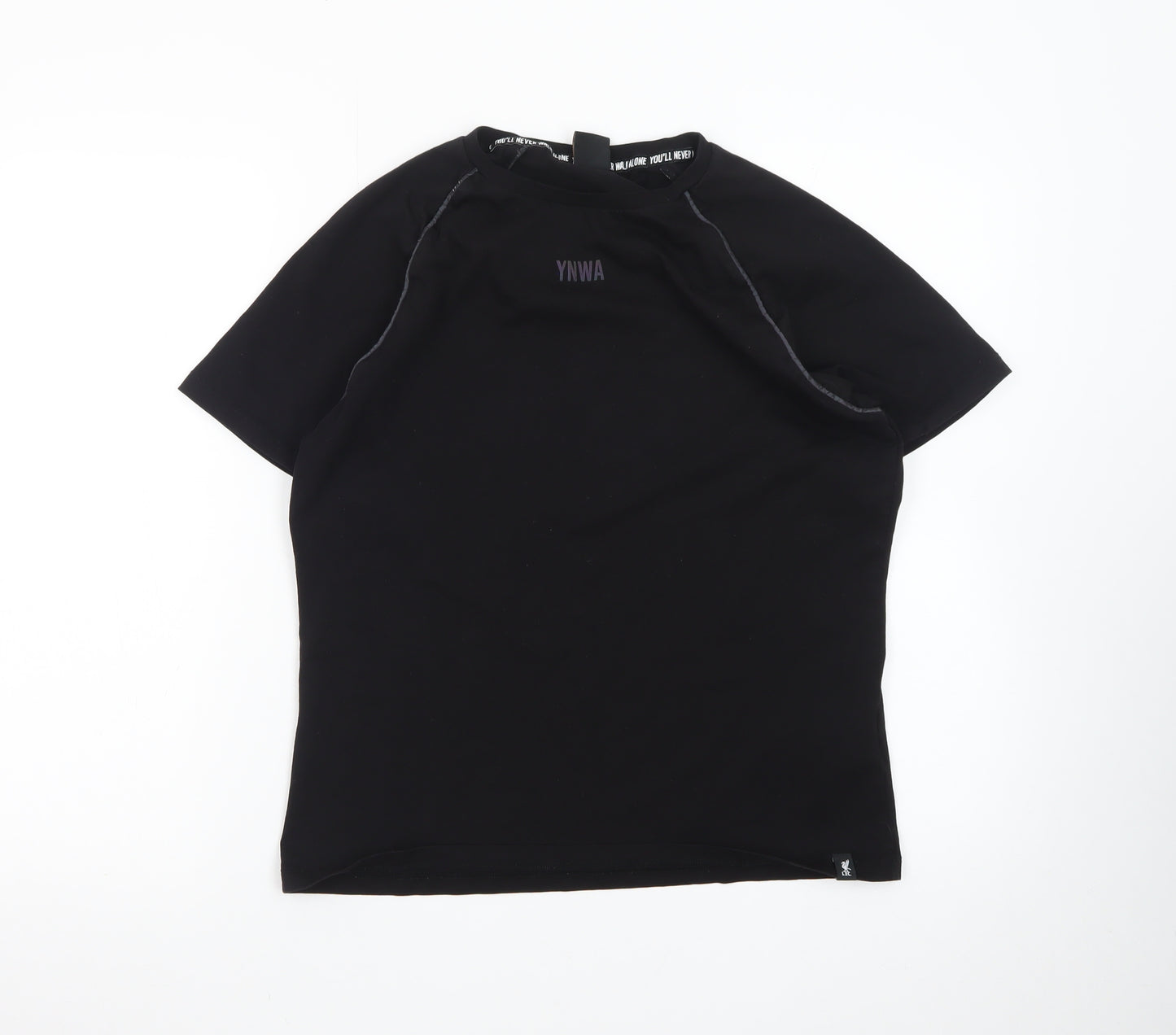 L.F.C. Women's Black Size 6 Short Sleeve Crew Neck T-Shirt