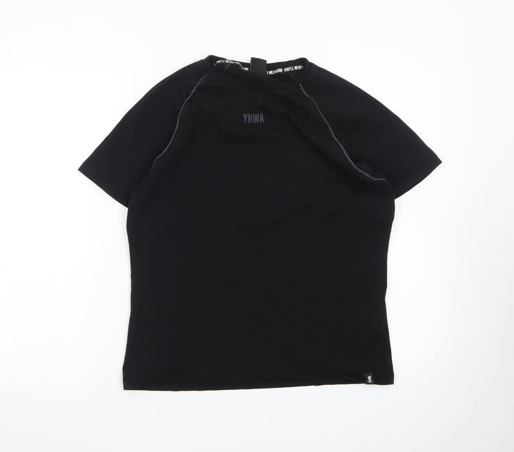 L.F.C. Women's Black Size 6 Short Sleeve Crew Neck T-Shirt