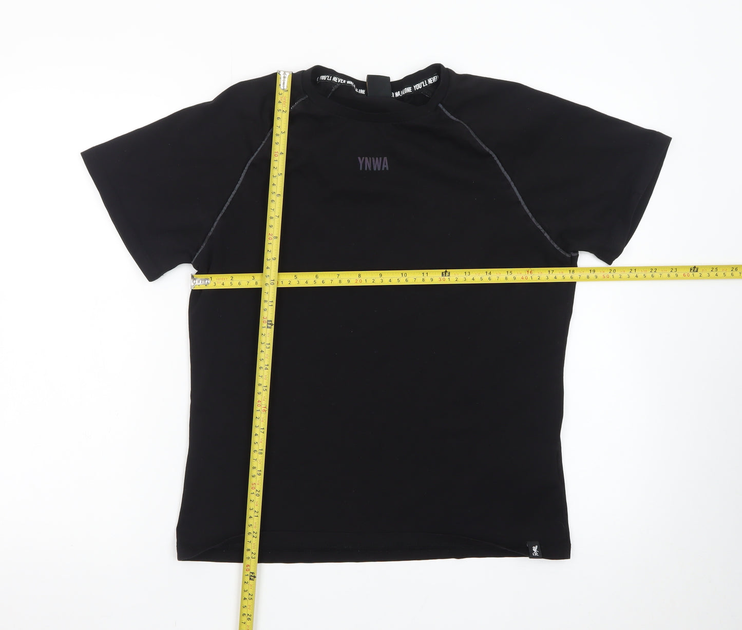 L.F.C. Women's Black Size 6 Short Sleeve Crew Neck T-Shirt