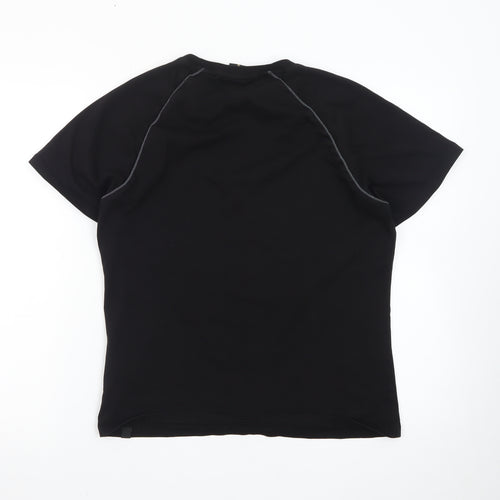 L.F.C. Women's Black Size 6 Short Sleeve Crew Neck T-Shirt