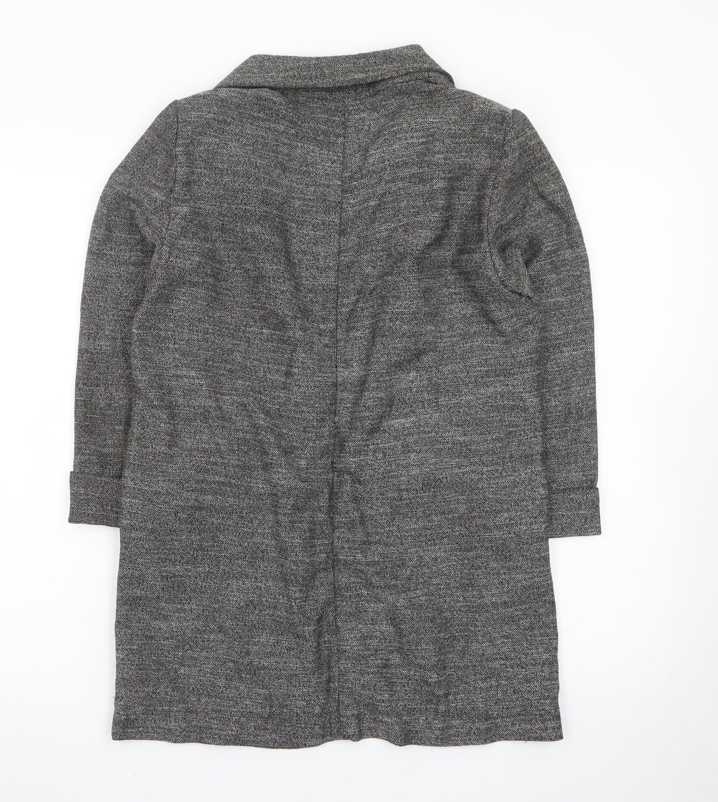 Warehouse Women Grey Longline Knit Cardigan Size 10