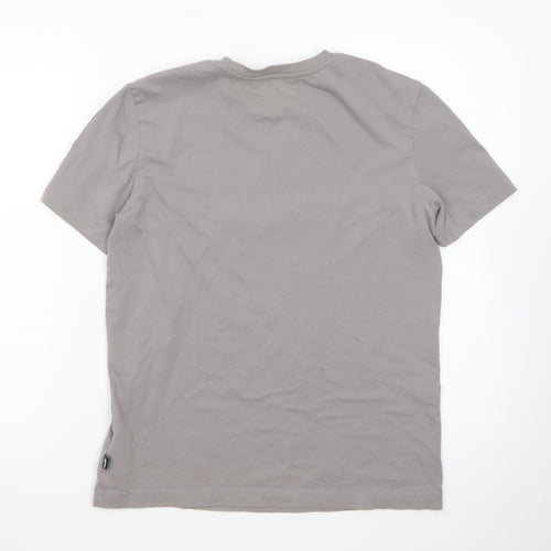 Puma Boys Grey Logo Short Sleeve T-Shirt 15-16 Years