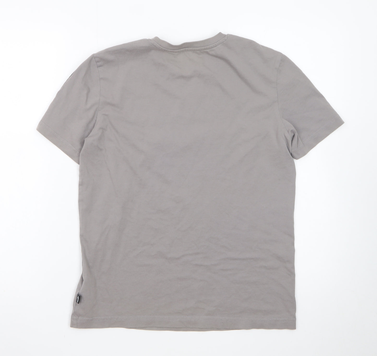 Puma Boys Grey Logo Short Sleeve T-Shirt 15-16 Years