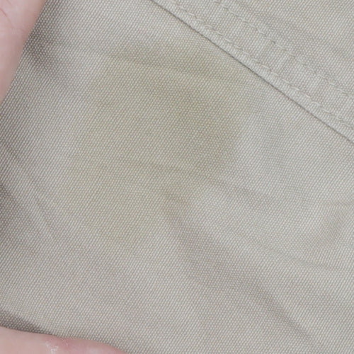 Satta Men's Beige Cotton Basic Jacket Size S Casual Wear