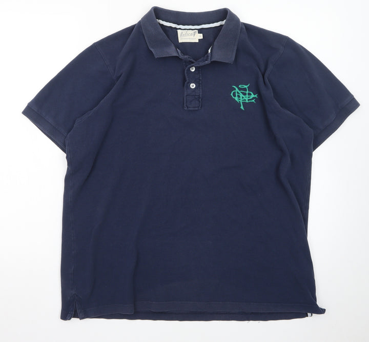 Onfire Men's Blue XL Polo Shirt Embroidered Logo Casual Cotton