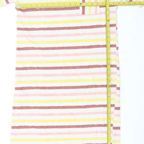 Marks and Spencer Women's Multicoloured Stripe T-Shirt Dress Size M