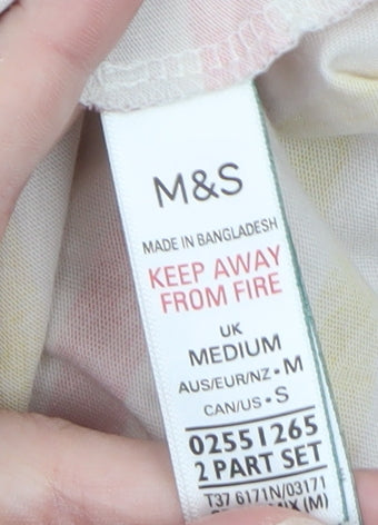 Marks and Spencer Women's Multicoloured Stripe T-Shirt Dress Size M