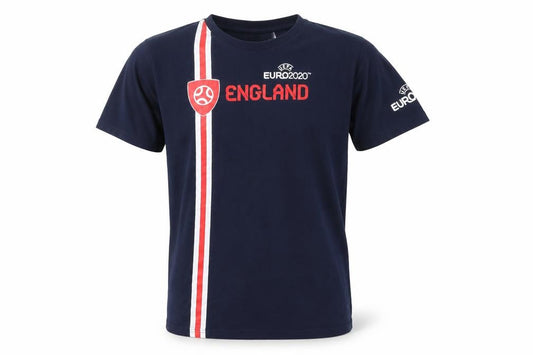 UEFA Euro 2020 England Navy Cotton T-Shirt Men's Medium Short Sleeve