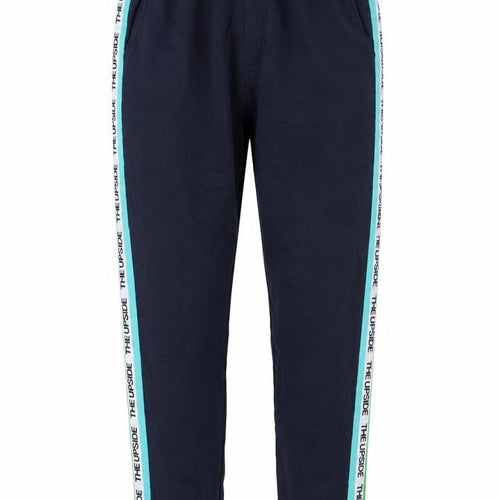 The Upside Men's Blue Jogger Trousers S Regular Fit Elastic Waist