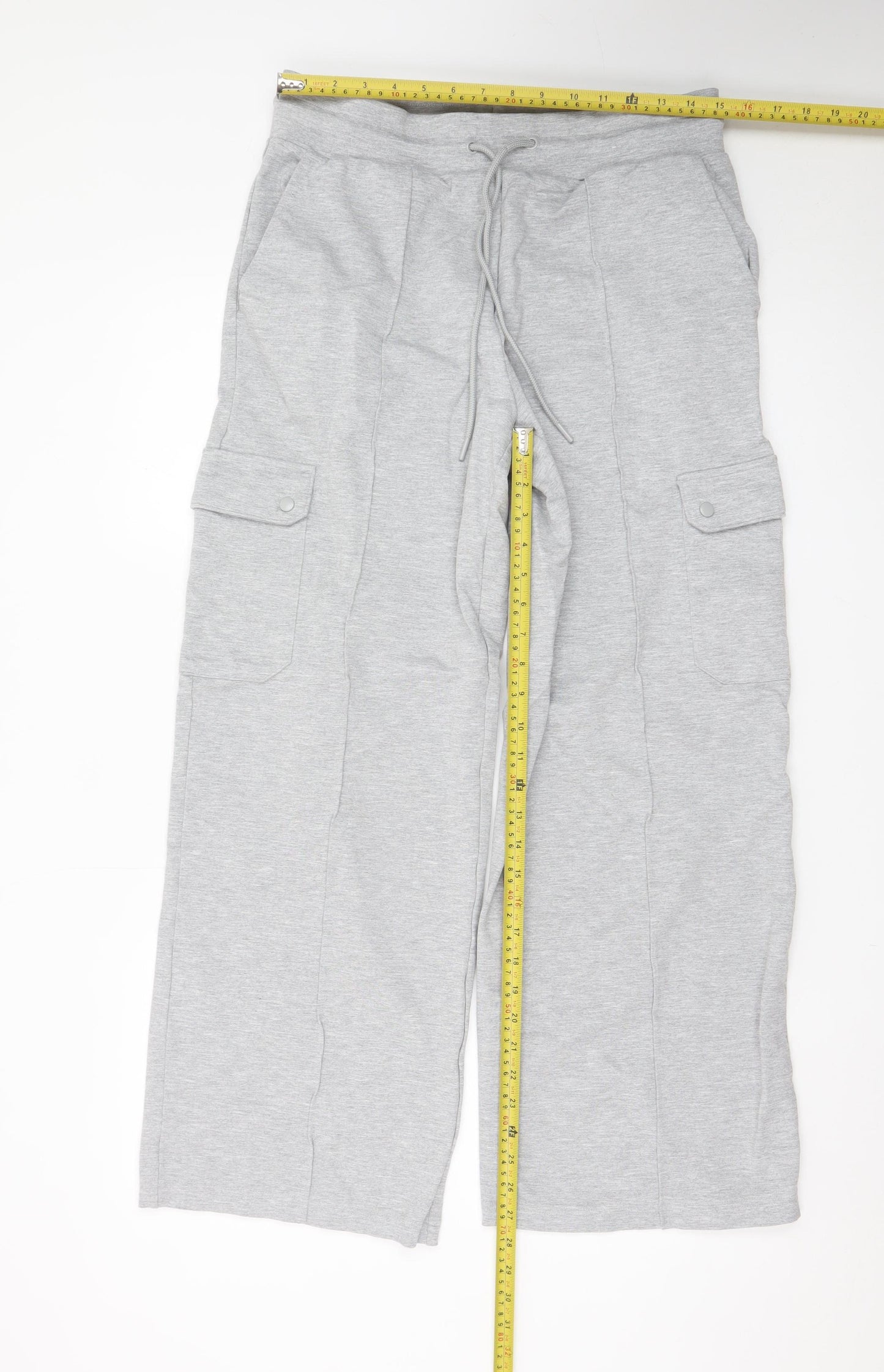Marks and Spencer Women’s Grey Cargo Trousers Size 14 Regular