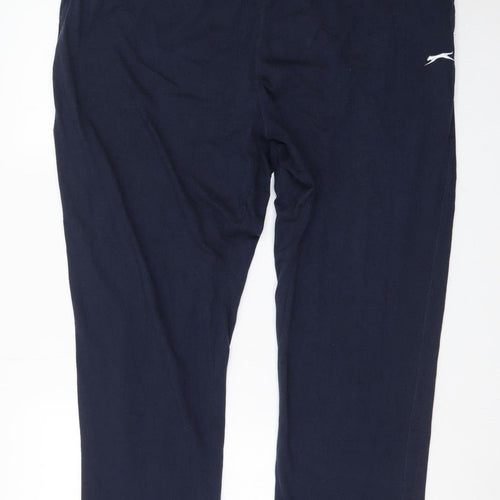 Slazenger Men's Navy Blue 3XL Jogger Sweatpants with Elastic Waist