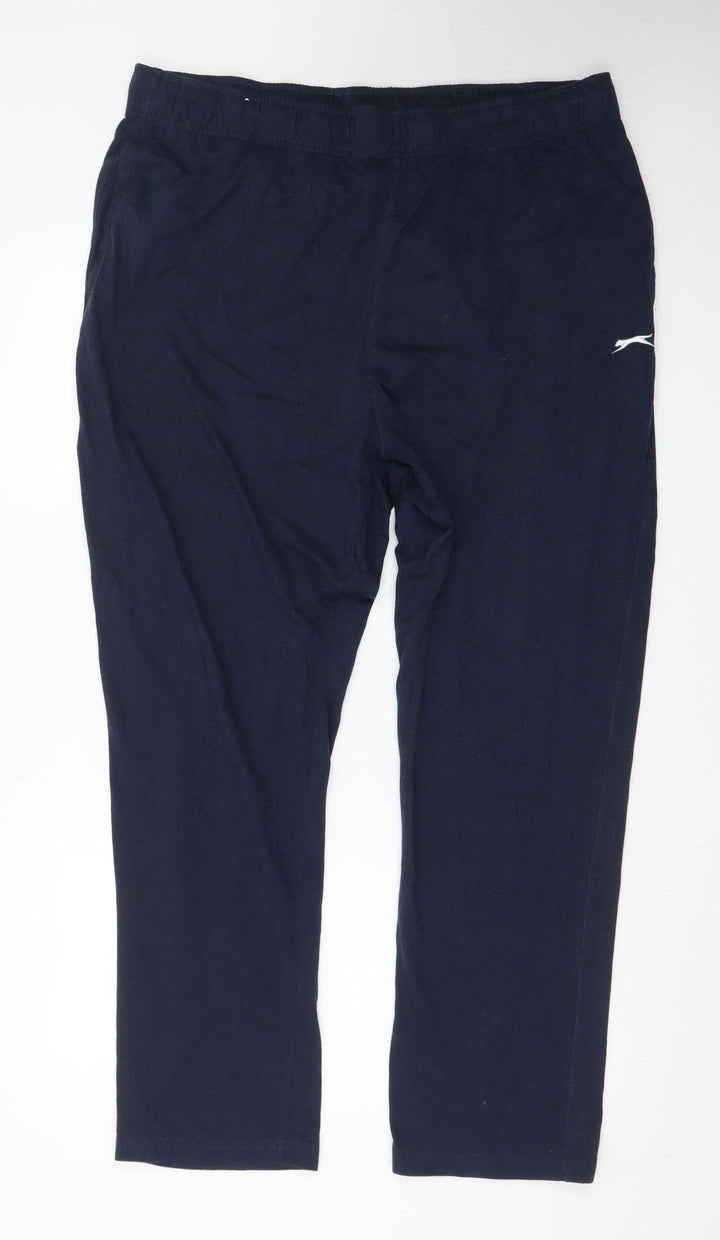 Slazenger Men's Navy Blue 3XL Jogger Sweatpants with Elastic Waist