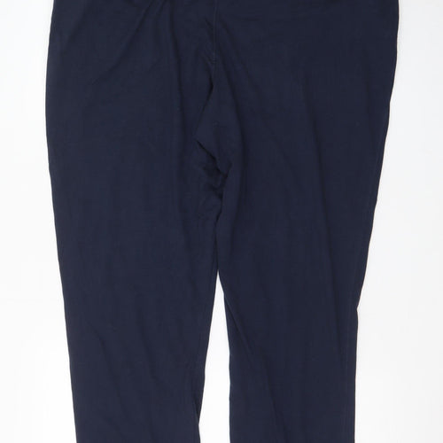 Slazenger Men's Navy Blue 3XL Jogger Sweatpants with Elastic Waist