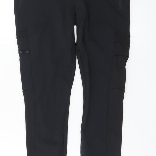Decathlon Forclaz Men's Black Cargo Tapered Travel Trousers M