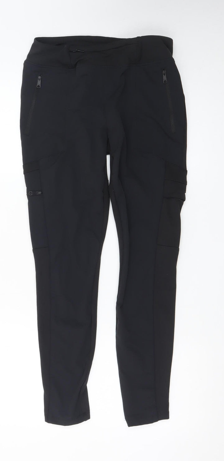 Decathlon Forclaz Men's Black Cargo Tapered Travel Trousers M