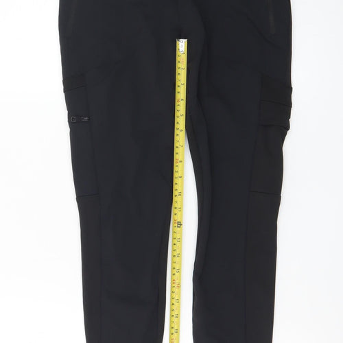 Decathlon Forclaz Men's Black Cargo Tapered Travel Trousers M