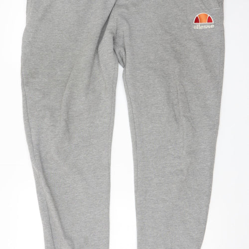 Ellesse Mens Grey Jogger Sweatpants XL Relaxed Fit Casual Trousers