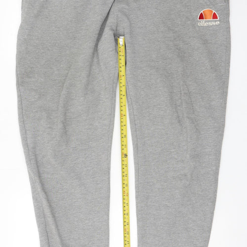 Ellesse Mens Grey Jogger Sweatpants XL Relaxed Fit Casual Trousers