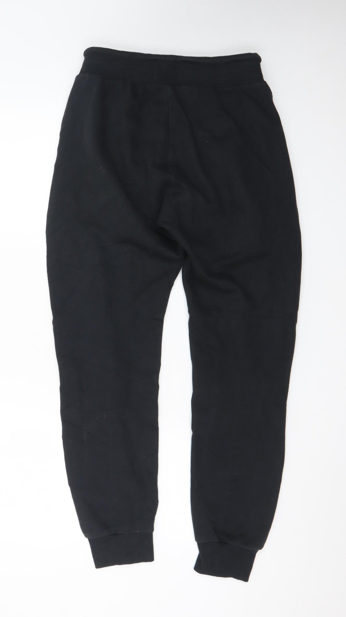 McKenzie Men's Black Jogger Trousers M Regular Fit Fleece Casual