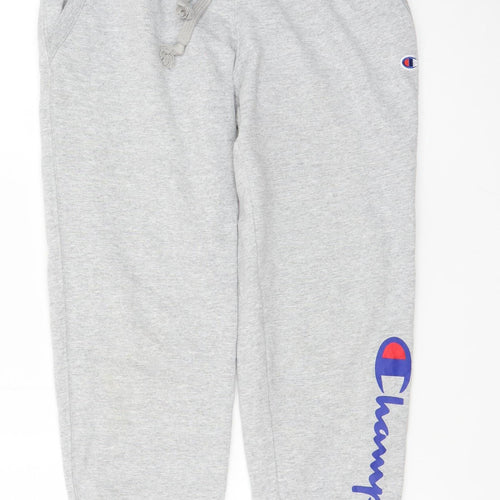 Champion Men's Grey Jogger Sweatpants Small Regular Fit