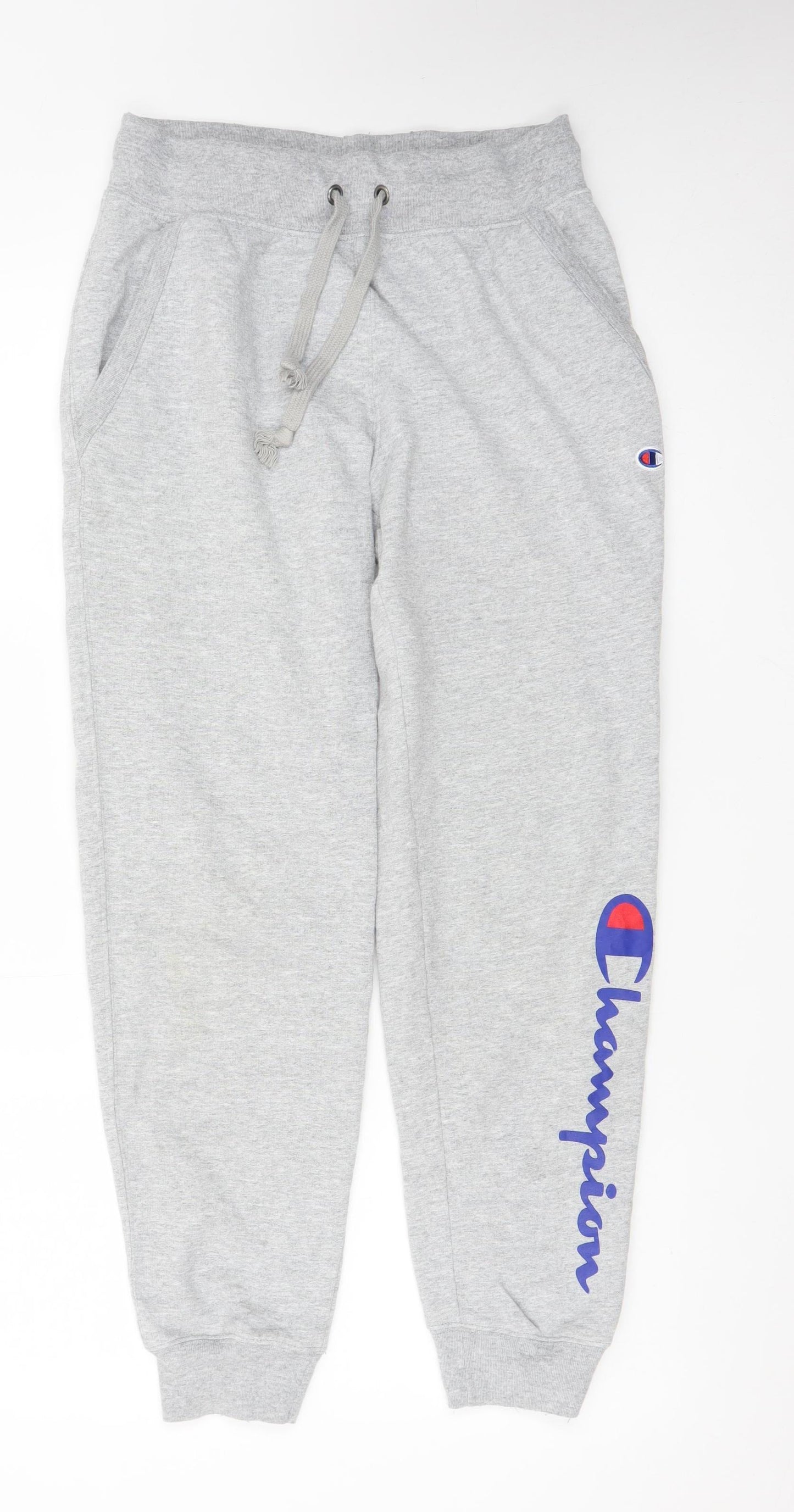 Champion Men's Grey Jogger Sweatpants Small Regular Fit