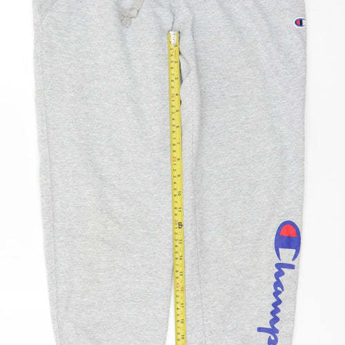 Champion Men's Grey Jogger Sweatpants Small Regular Fit