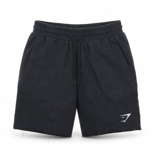 Gymshark Mens Black S Sweat Shorts Elastic Waist Drawstring Casual
