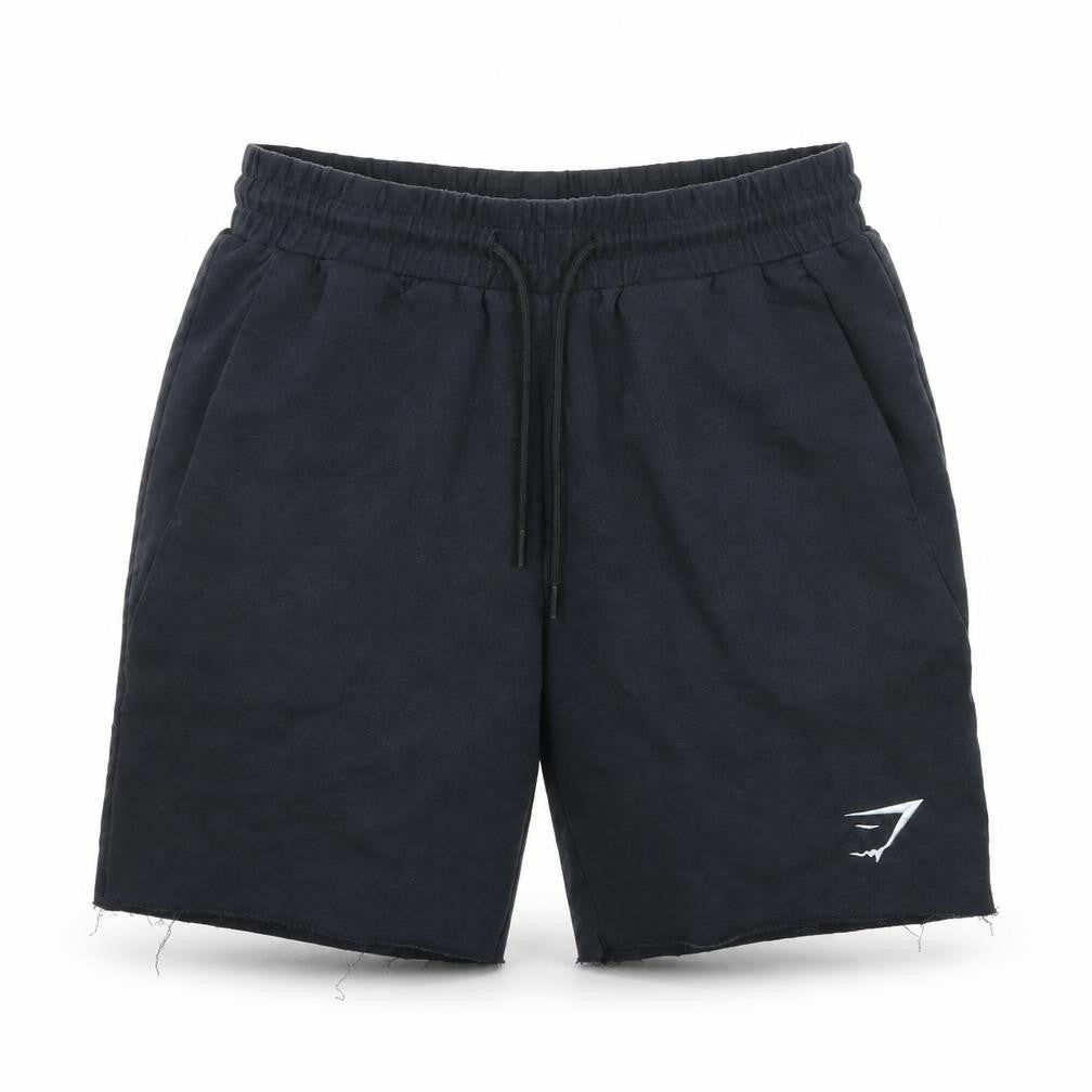 Gymshark Mens Black S Sweat Shorts Elastic Waist Drawstring Casual