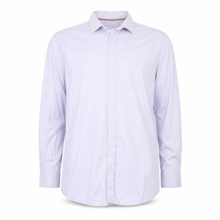 Marks and Spencer Men's Lilac Tailored Luxury Cotton Dress Shirt 16.5in 42cm