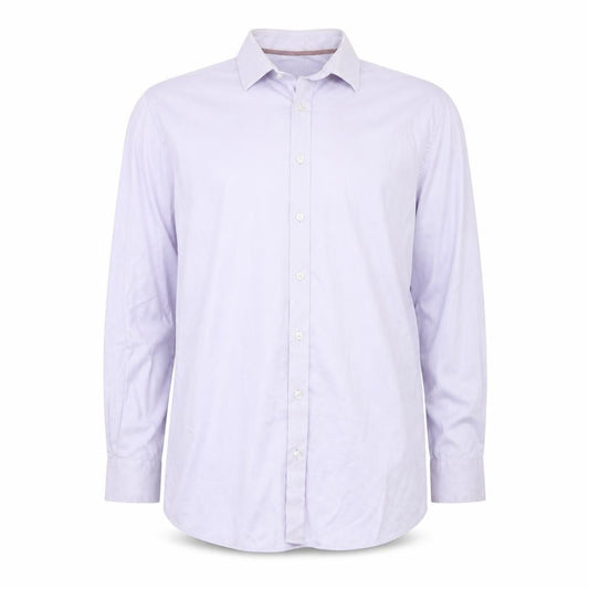 Marks and Spencer Men's Lilac Tailored Luxury Cotton Dress Shirt 16.5in 42cm