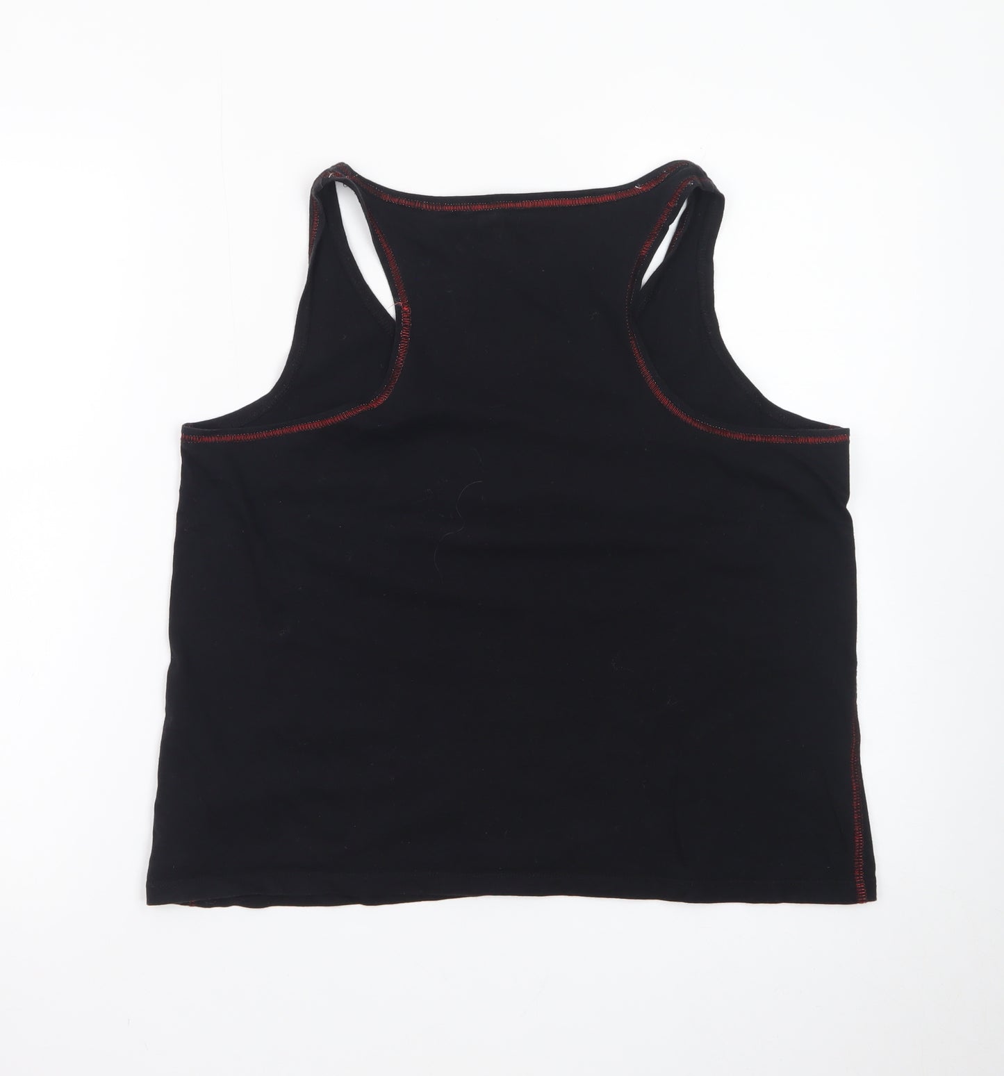 The Rolling Stones Women's Black Sequin Tank Top M Rock Music