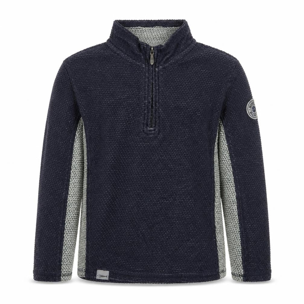 Weird Fish Boys Navy 1/2 Zip Pullover Jumper Size 11-12 Years