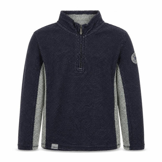 Weird Fish Boys Navy 1/2 Zip Pullover Jumper Size 11-12 Years