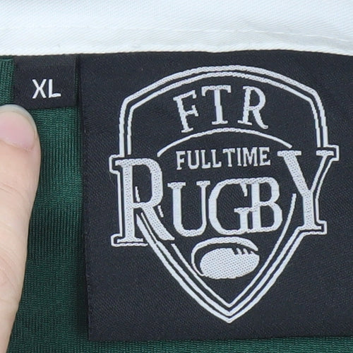 Full Time Rugby Ireland Green Short Sleeve Polo Shirt Men’s XL