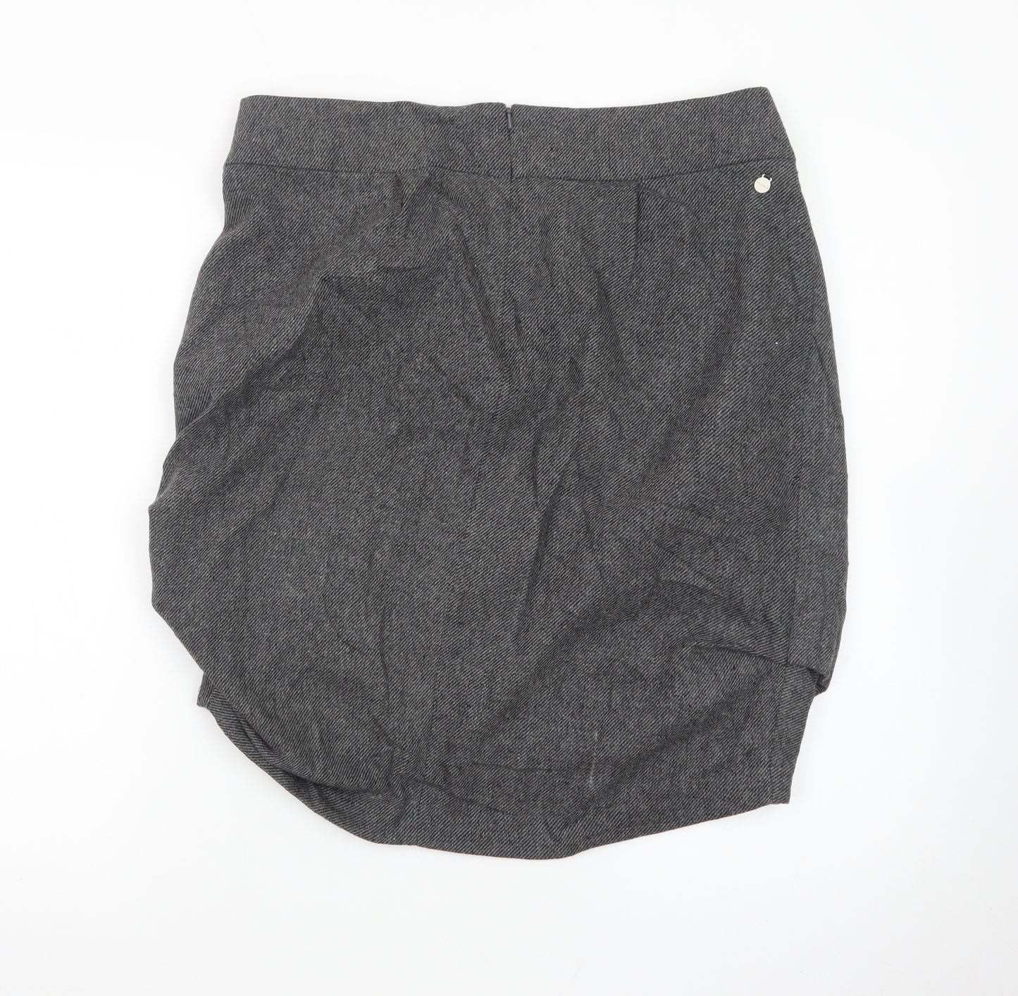 Fullcircle Women's Grey Tweed Bubble Hem Skirt Size 14