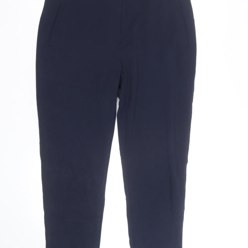 Roman Blue Slim Fit Women's Trousers Size 12 Stretch Comfort