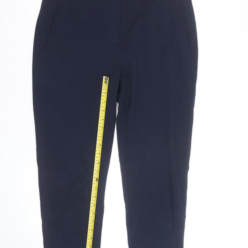 Roman Blue Slim Fit Women's Trousers Size 12 Stretch Comfort