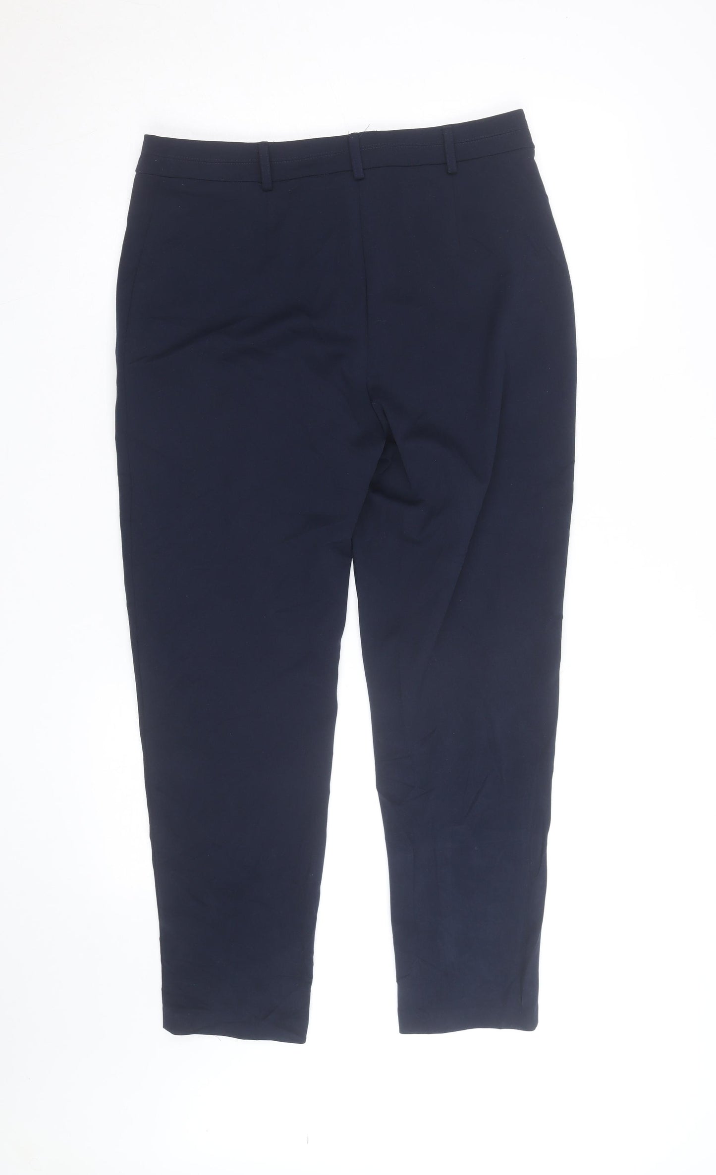 Roman Blue Slim Fit Women's Trousers Size 12 Stretch Comfort