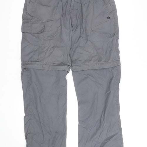 Craghoppers Mens Grey Convertible Cargo Trousers M Regular