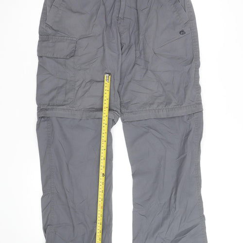 Craghoppers Mens Grey Convertible Cargo Trousers M Regular