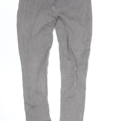 Whitaker Womens Grey Breeches UK 28 Riding Trousers Cotton Blend