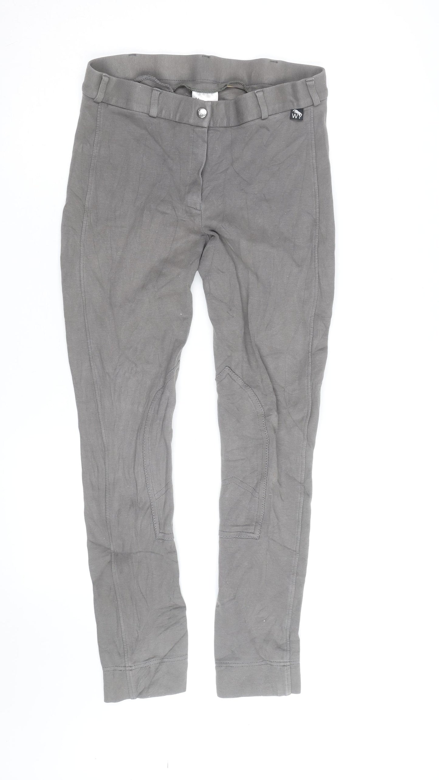 Whitaker Womens Grey Breeches UK 28 Riding Trousers Cotton Blend