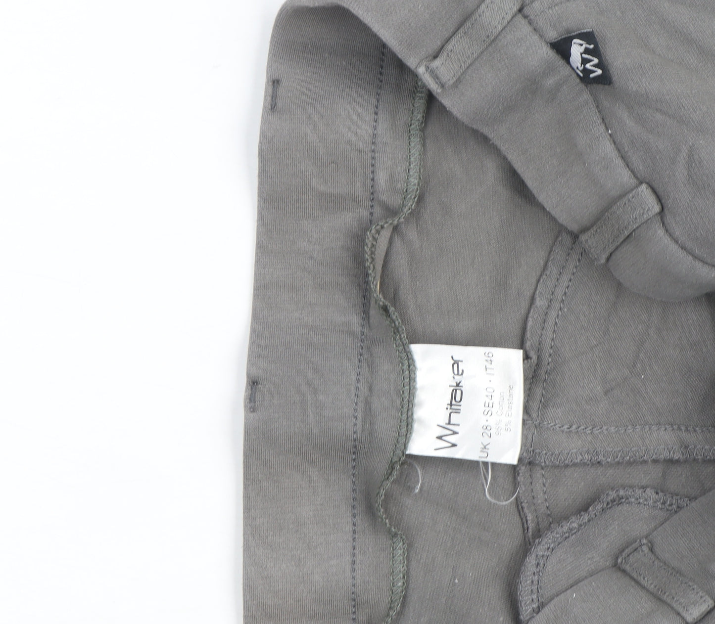 Whitaker Womens Grey Breeches UK 28 Riding Trousers Cotton Blend