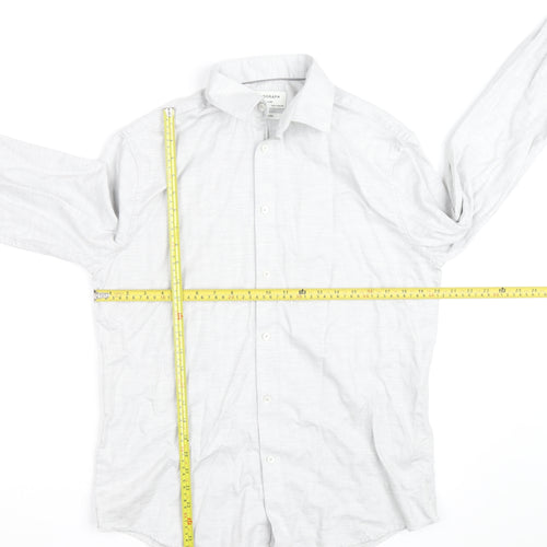 Marks and Spencer Autograph Men’s White Cotton Long Sleeve Shirt M
