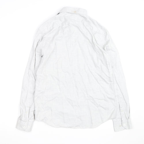 Marks and Spencer Autograph Men’s White Cotton Long Sleeve Shirt M