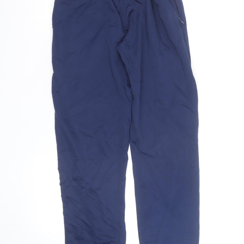 Surridge Men's Blue Track Pants M Regular Fit Quick Dry Activewear